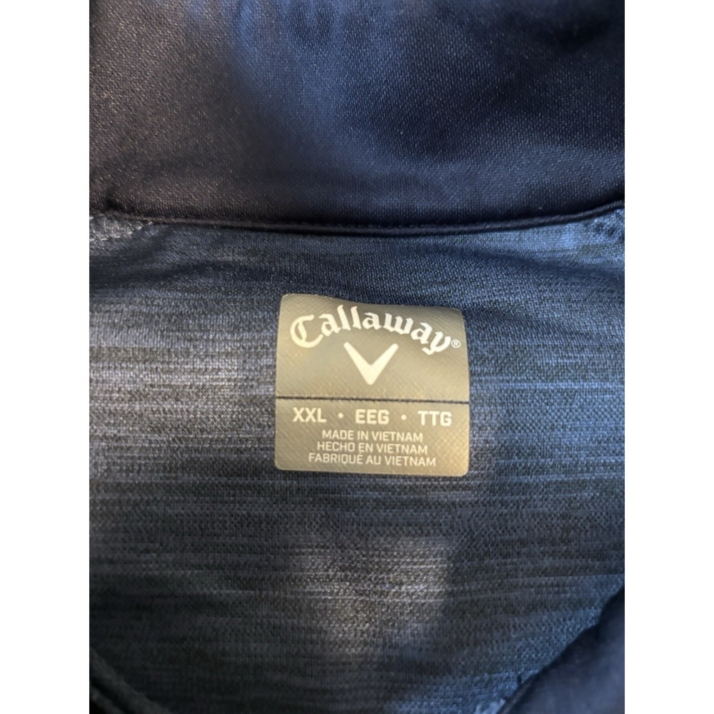Callaway Golf 1/4 Zip Pullover Mens XXL Gray Long Sleeve Sweat Shirt Activewear - Picture 2 of 16